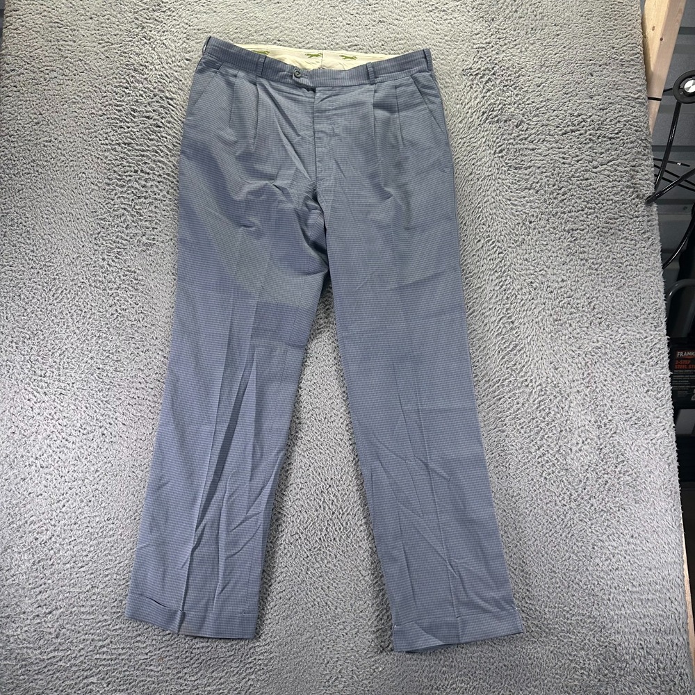 The Fox Collection Pant Mens 34x31 Gray Polyester Golf Straight Leg Performance